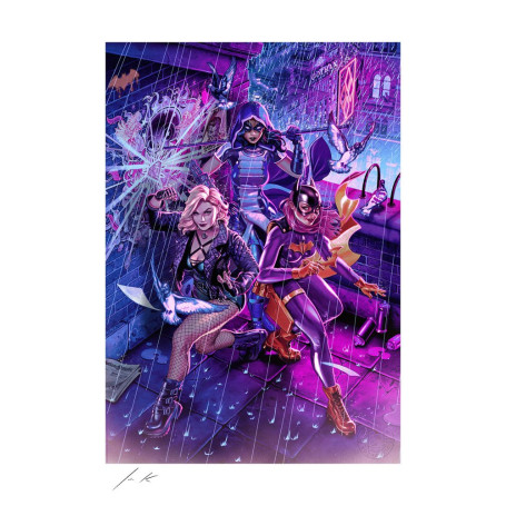 Sideshow DC Comics print - Art Print Birds of Prey by John Keaveney 46 x 61 cm - sin marco