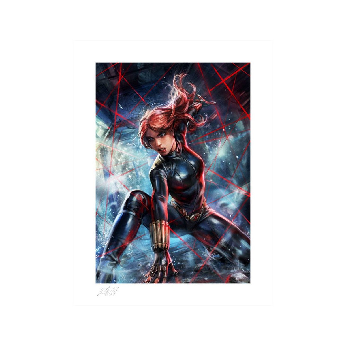 Sideshow Marvel print - Art Print Viuda Negra - 46 x 61 cm - sin marco
