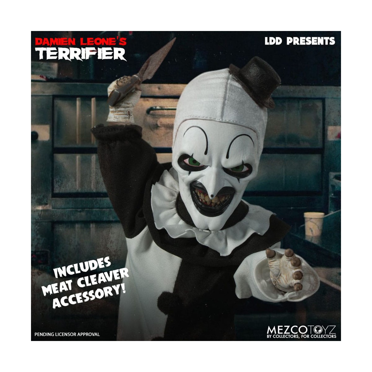 Mezco Muñecos Muertos Vivientes - Art the Clown - Terrifier