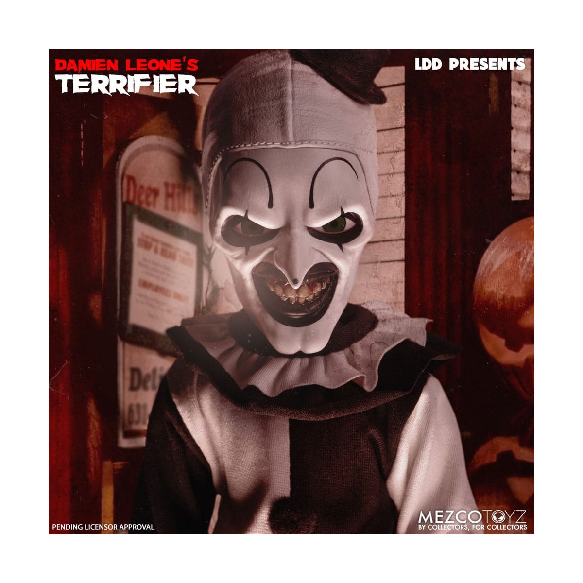 Mezco Muñecos Muertos Vivientes - Art the Clown - Terrifier