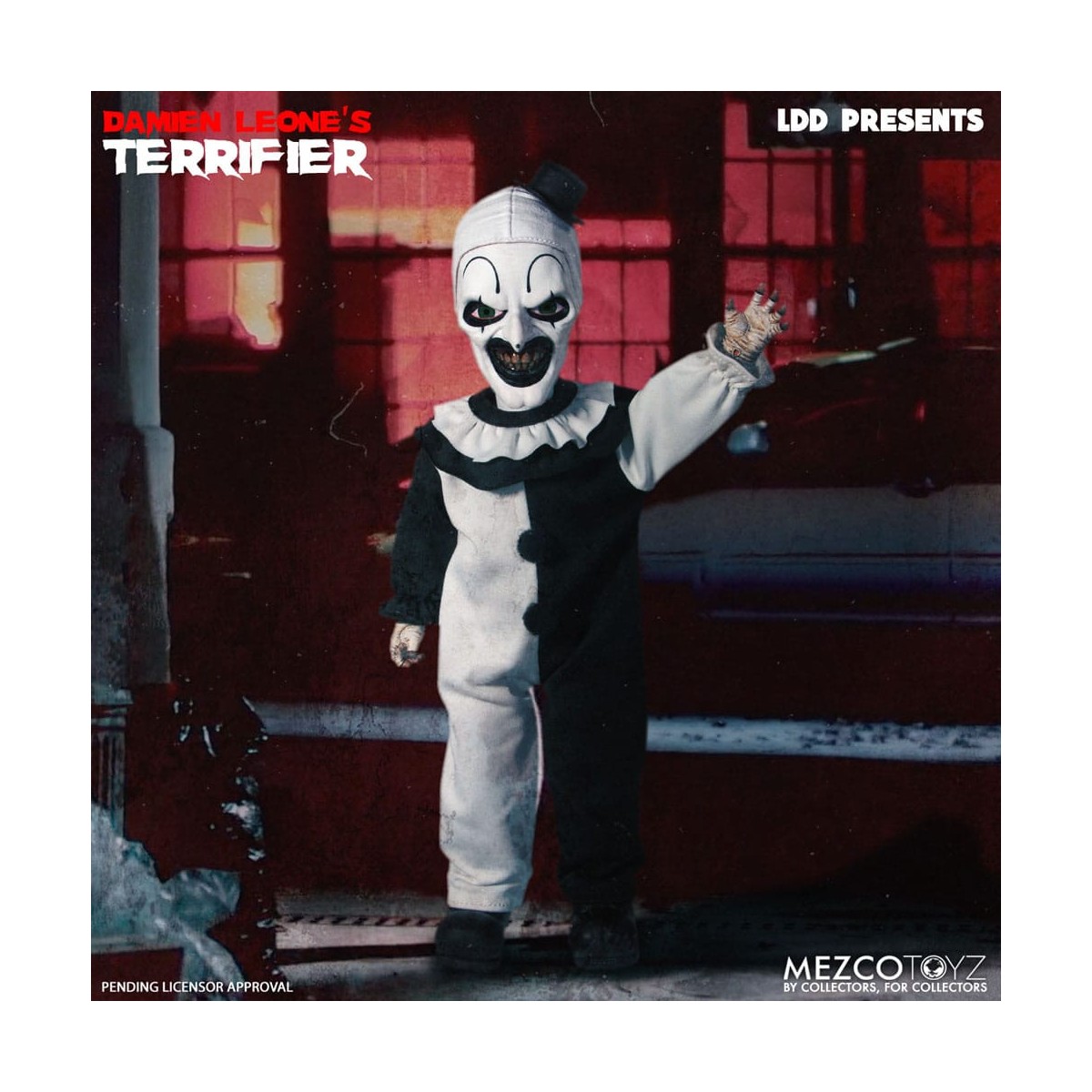 Mezco Muñecos Muertos Vivientes - Art the Clown - Terrifier
