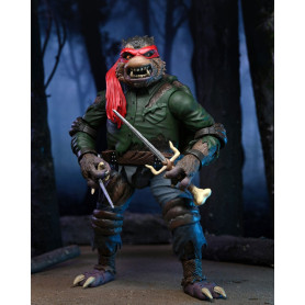 NECA - Ultimate Raphael como El Hombre Lobo - Universal Monsters x TMNT