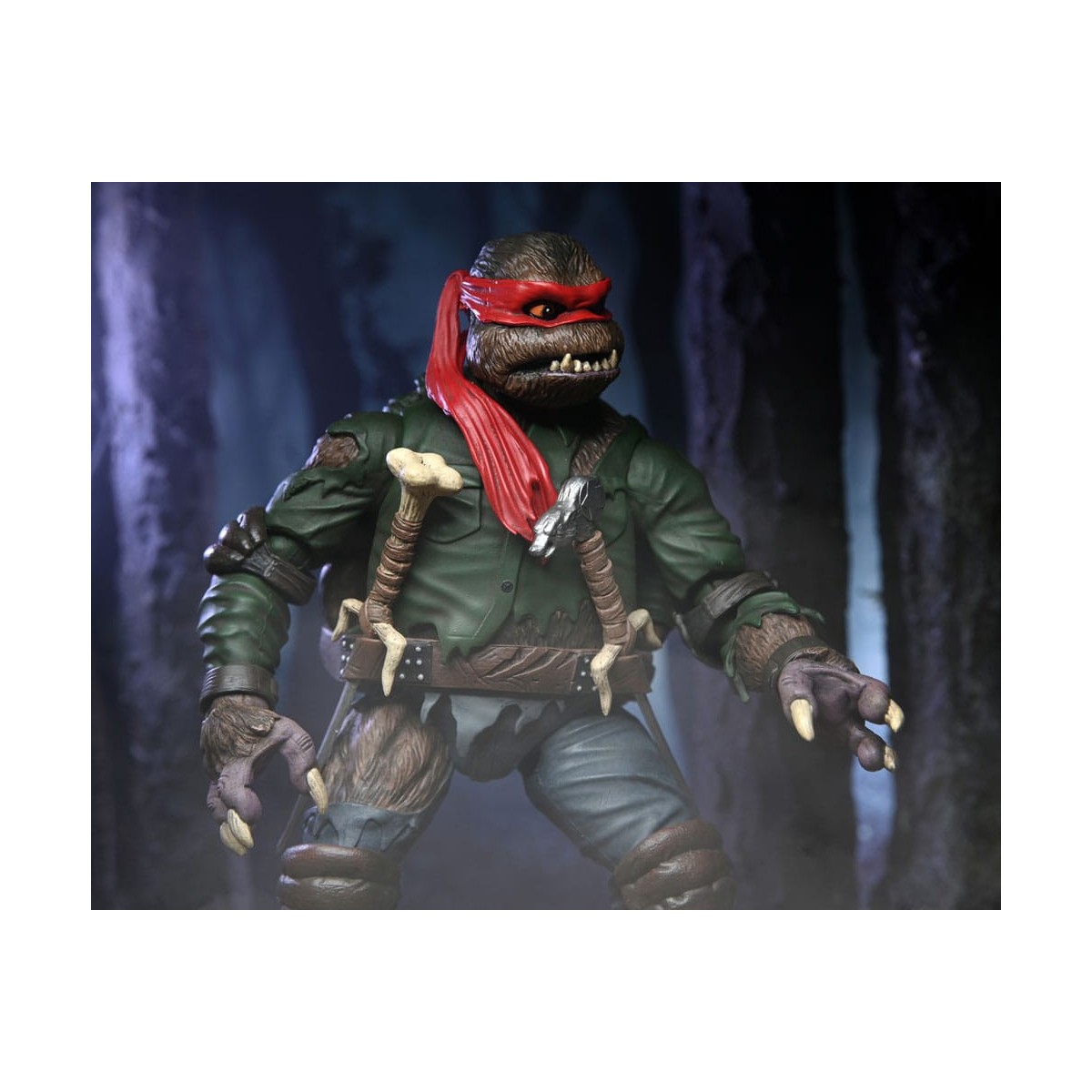 NECA - Ultimate Raphael como El Hombre Lobo - Universal Monsters x TMNT