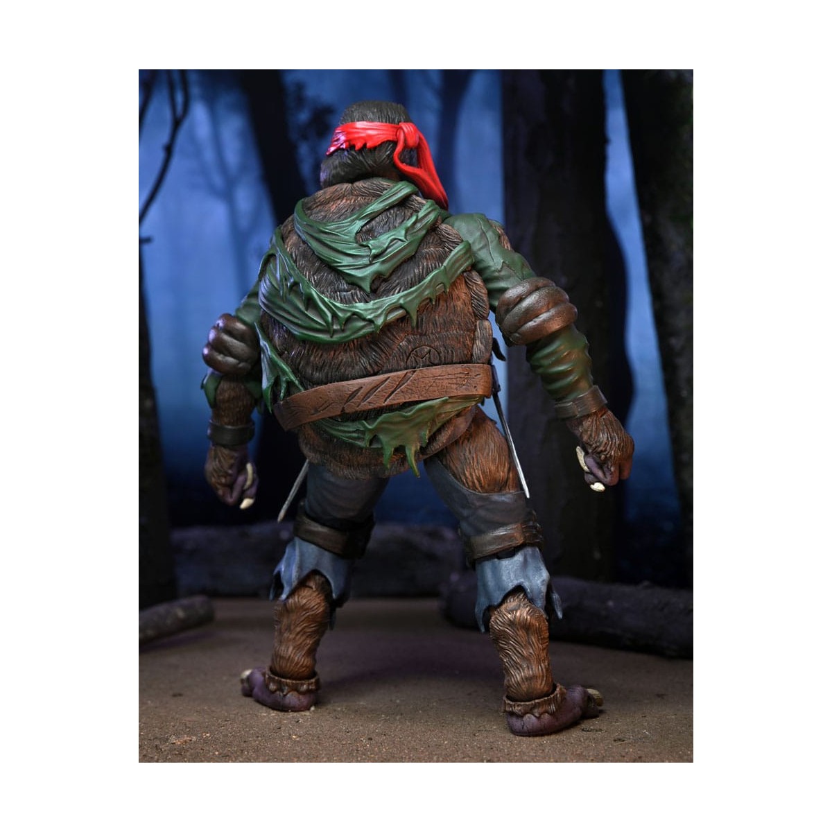 NECA - Ultimate Raphael como El Hombre Lobo - Universal Monsters x TMNT