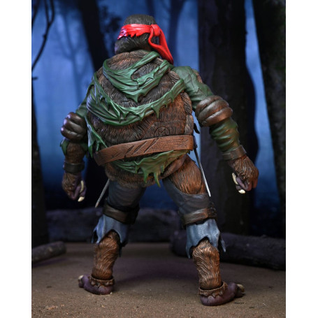 NECA - Ultimate Raphael como El Hombre Lobo - Universal Monsters x TMNT