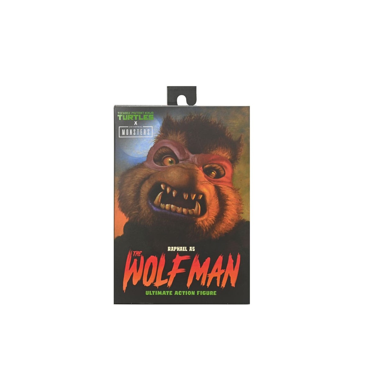 NECA - Ultimate Raphael como El Hombre Lobo - Universal Monsters x TMNT