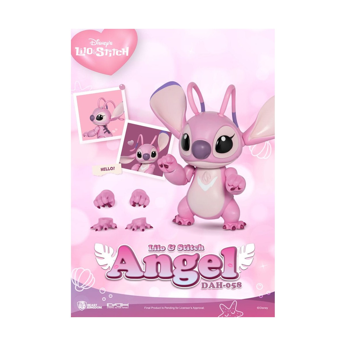 Beast Kingdom Disney - Lilo & Stitch - Angel - Héroes de Acción Dinámica 1/9