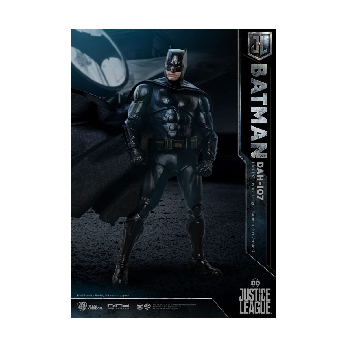 Beast Kingdom - Batman Liga de la Justicia - figura de acción 1/9 Dynamic Action Heroes