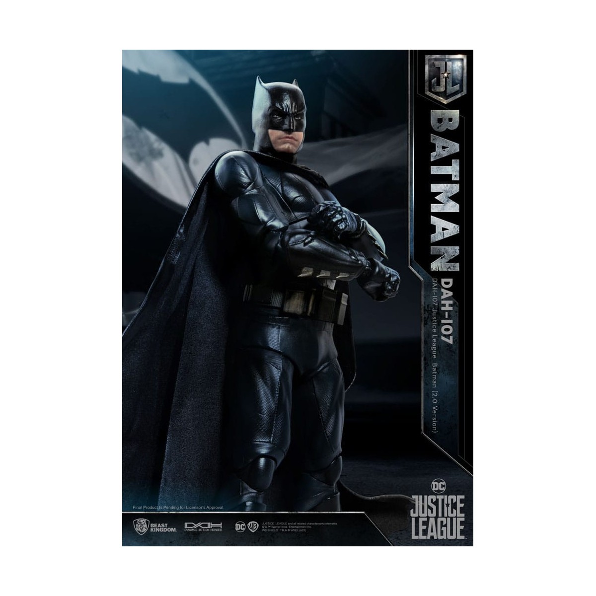 Beast Kingdom - Batman Liga de la Justicia - figura de acción 1/9 Dynamic Action Heroes