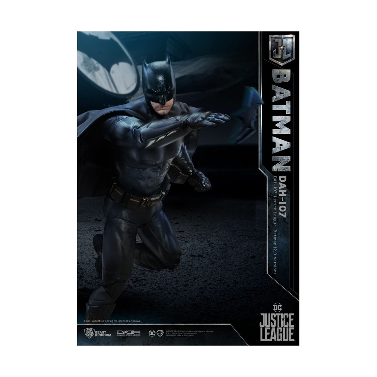 Beast Kingdom - Batman Liga de la Justicia - figura de acción 1/9 Dynamic Action Heroes