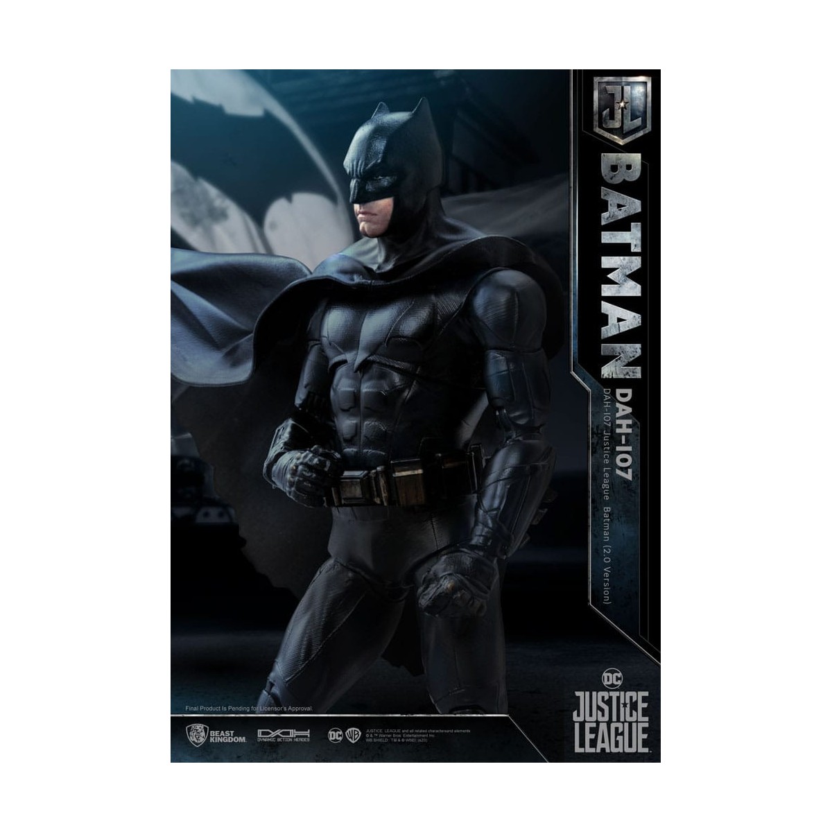 Beast Kingdom - Batman Liga de la Justicia - figura de acción 1/9 Dynamic Action Heroes