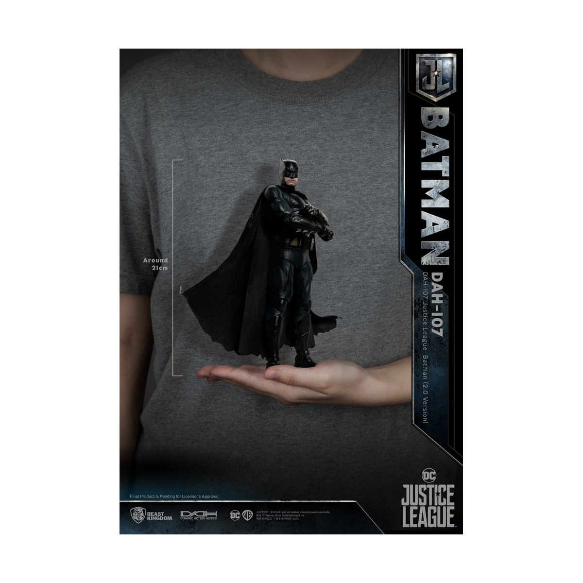 Beast Kingdom - Batman Liga de la Justicia - figura de acción 1/9 Dynamic Action Heroes
