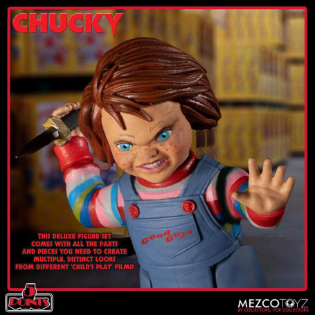 Mezco 5 Puntos - Chucky Deluxe set de figuras - Child's Play