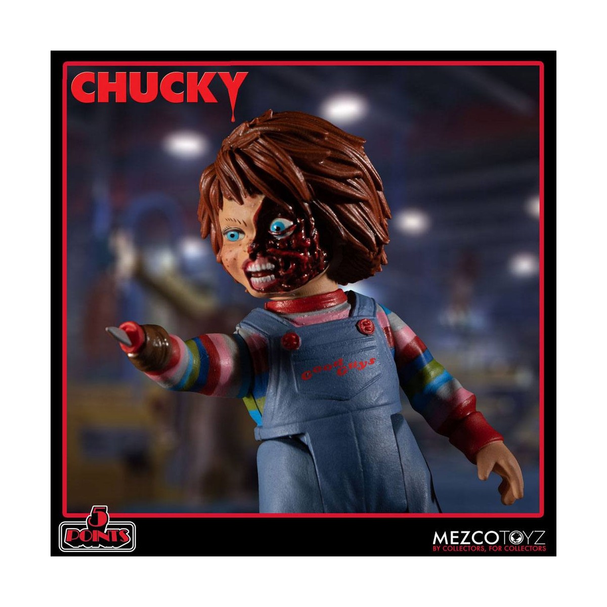 Mezco 5 Puntos - Chucky Deluxe set de figuras - Child's Play