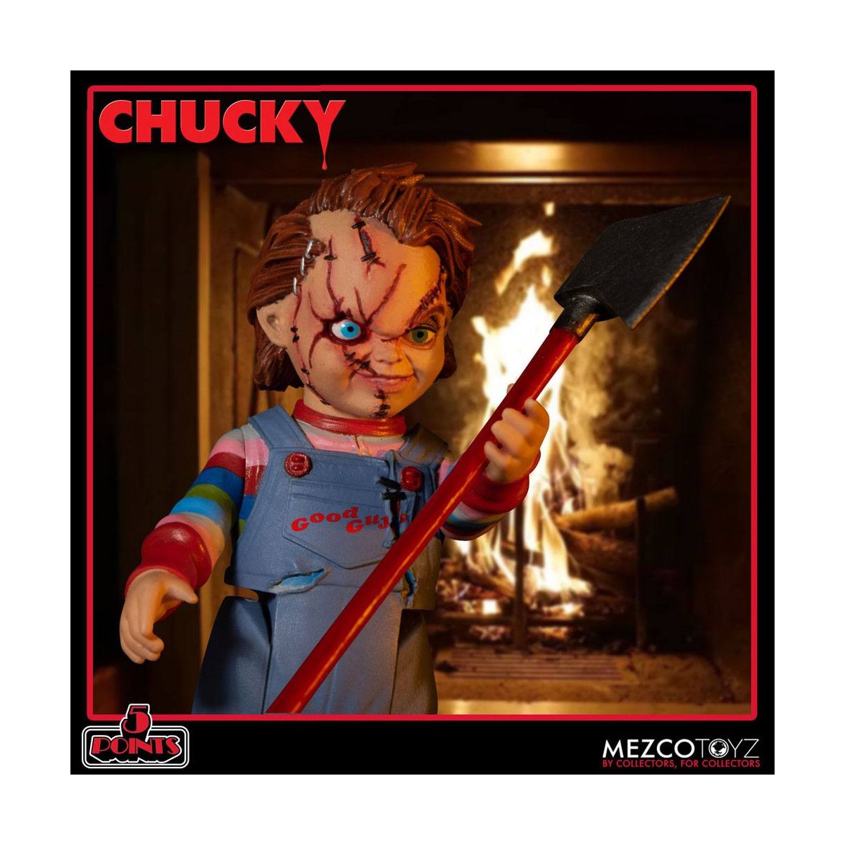 Mezco 5 Puntos - Chucky Deluxe set de figuras - Child's Play