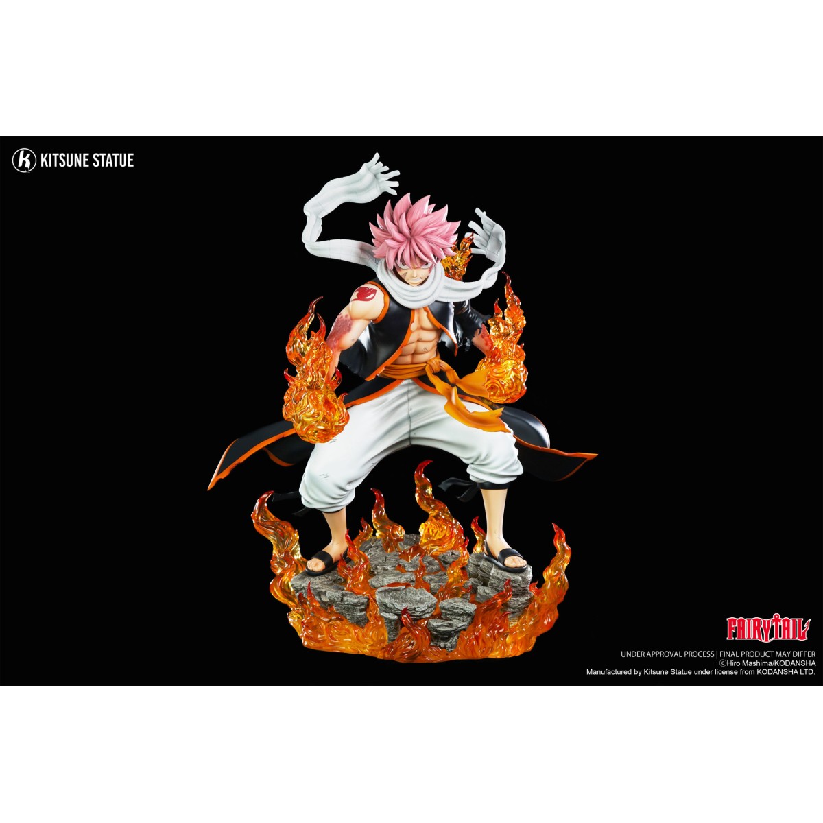 Kitsune - Estatua NATSU 1/4 - Fairy Tail