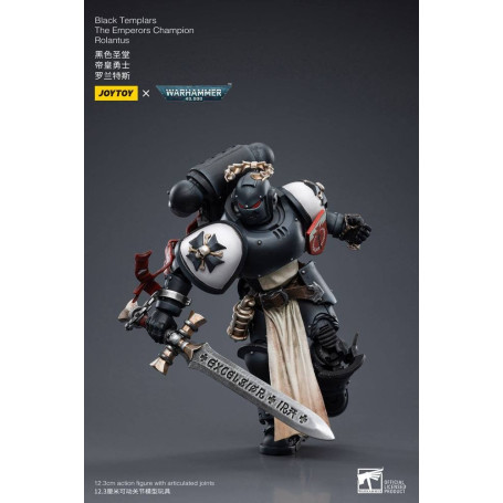 JoyToy Marines Espaciales - Templarios Negros - El Campeón del Emperador Rolantus 1/18 - Warhammer 40K