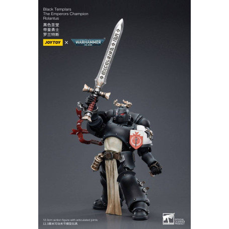 JoyToy Marines Espaciales - Templarios Negros - El Campeón del Emperador Rolantus 1/18 - Warhammer 40K