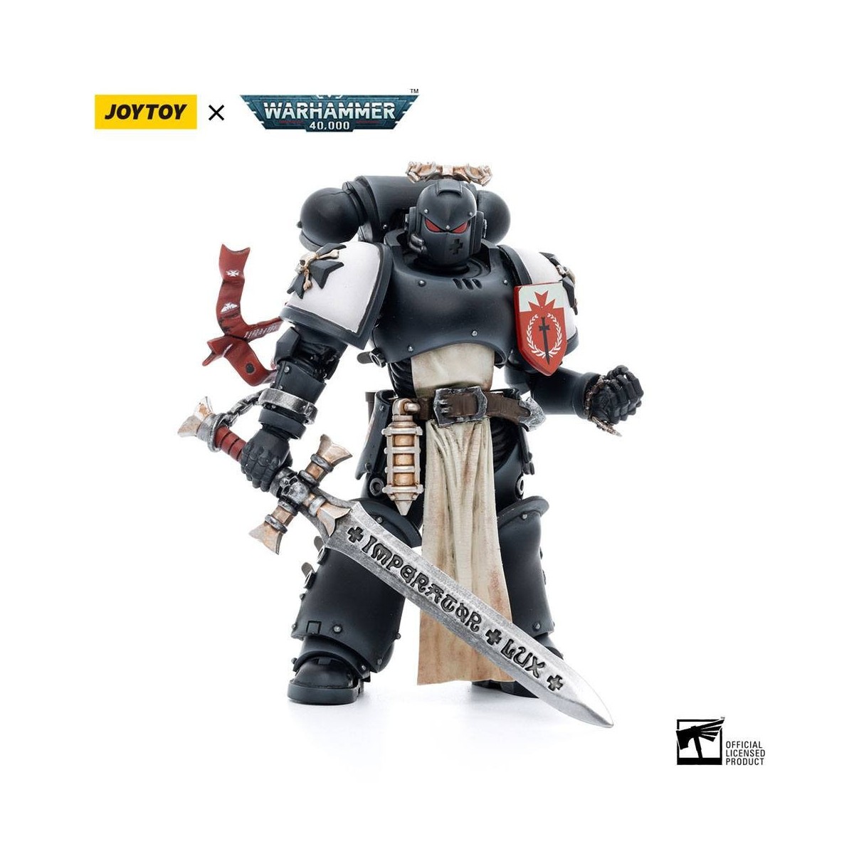 JoyToy Marines Espaciales - Templarios Negros - El Campeón del Emperador Rolantus 1/18 - Warhammer 40K