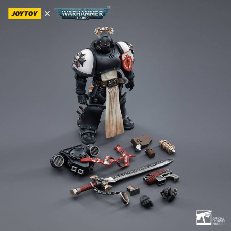 JoyToy Marines Espaciales - Templarios Negros - El Campeón del Emperador Rolantus 1/18 - Warhammer 40K