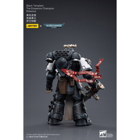 JoyToy Marines Espaciales - Templarios Negros - El Campeón del Emperador Rolantus 1/18 - Warhammer 40K