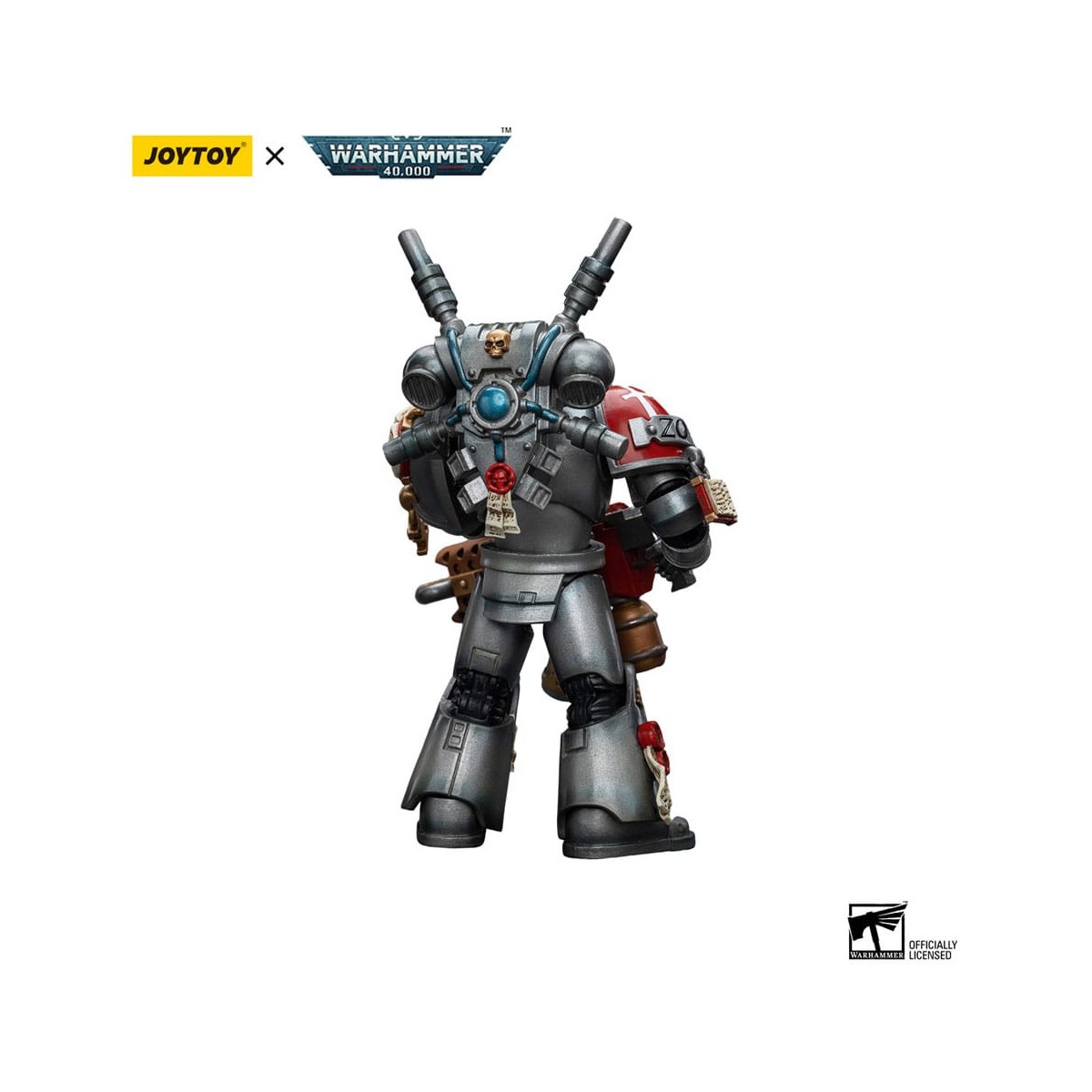 JoyToy Space marines - Grey Knights - Escuadra Interceptor Interceptor con Incinerador 1/18 - Warhammer 40K