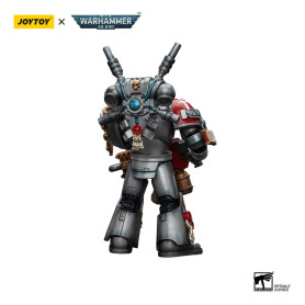 JoyToy Space marines - Grey Knights - Escuadra Interceptor Interceptor con Incinerador 1/18 - Warhammer 40K