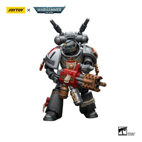 JoyToy Space marines - Grey Knights - Escuadra Interceptor Interceptor con Incinerador 1/18 - Warhammer 40K
