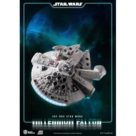 Beast Kingdom - Huevo Ataque Halcón Milenario Flotante - Star Wars El Imperio Contraataca