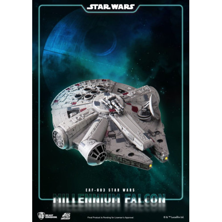Beast Kingdom - Huevo Ataque Halcón Milenario Flotante - Star Wars El Imperio Contraataca