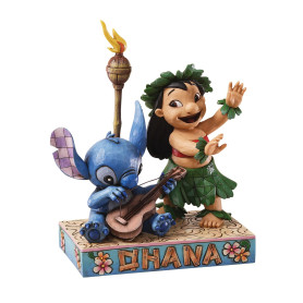 Enesco - Tradición Disney de Jim Shore - Lilo y Stich Ohana