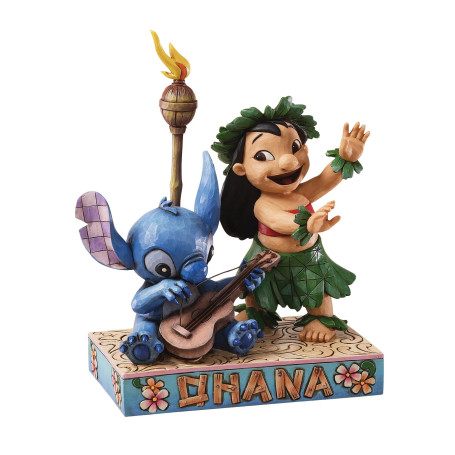 Enesco - Tradición Disney de Jim Shore - Lilo y Stich Ohana