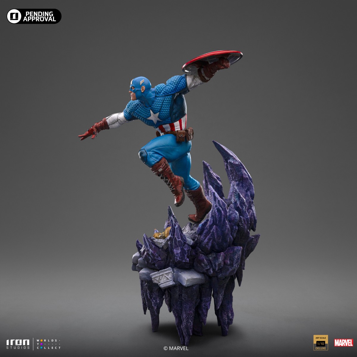 Iron Studios Marvel - Capitán América - Deluxe Art Escala 1/10
