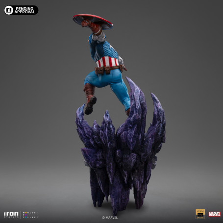 Iron Studios Marvel - Capitán América - Deluxe Art Escala 1/10