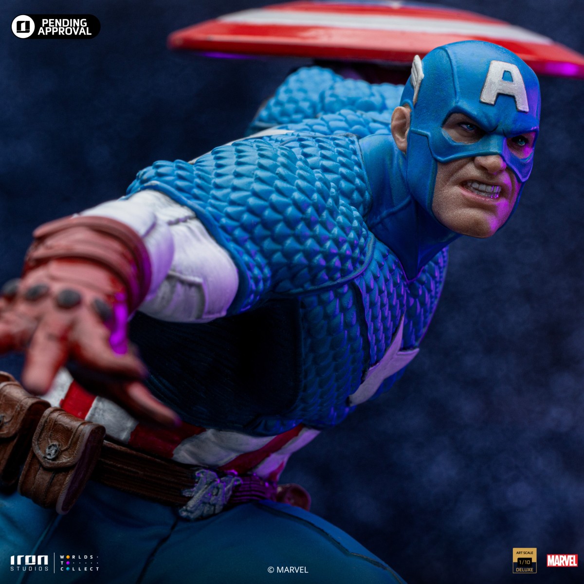 Iron Studios Marvel - Capitán América - Deluxe Art Escala 1/10