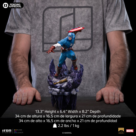 Iron Studios Marvel - Capitán América - Deluxe Art Escala 1/10