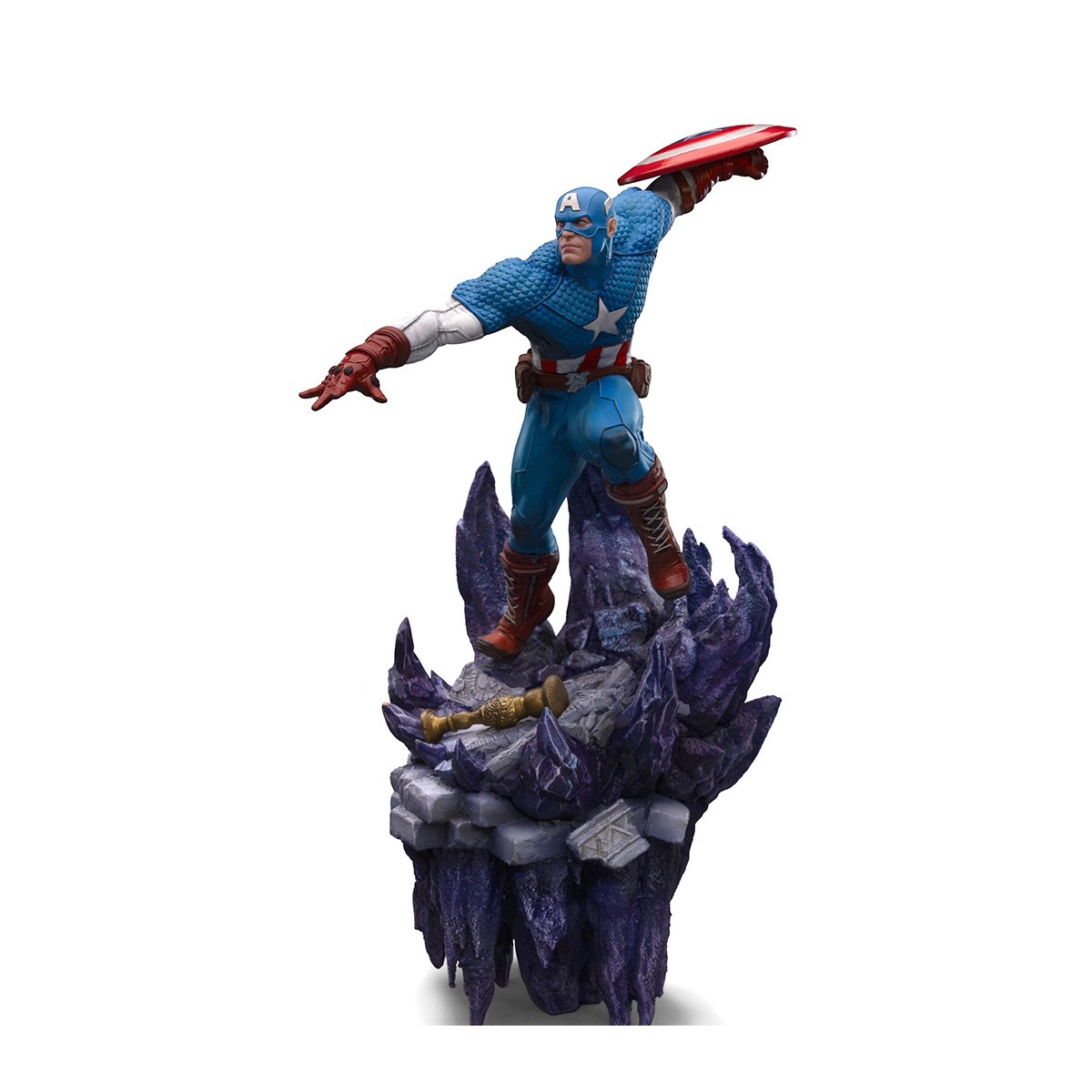 Iron Studios Marvel - Capitán América - Deluxe Art Escala 1/10