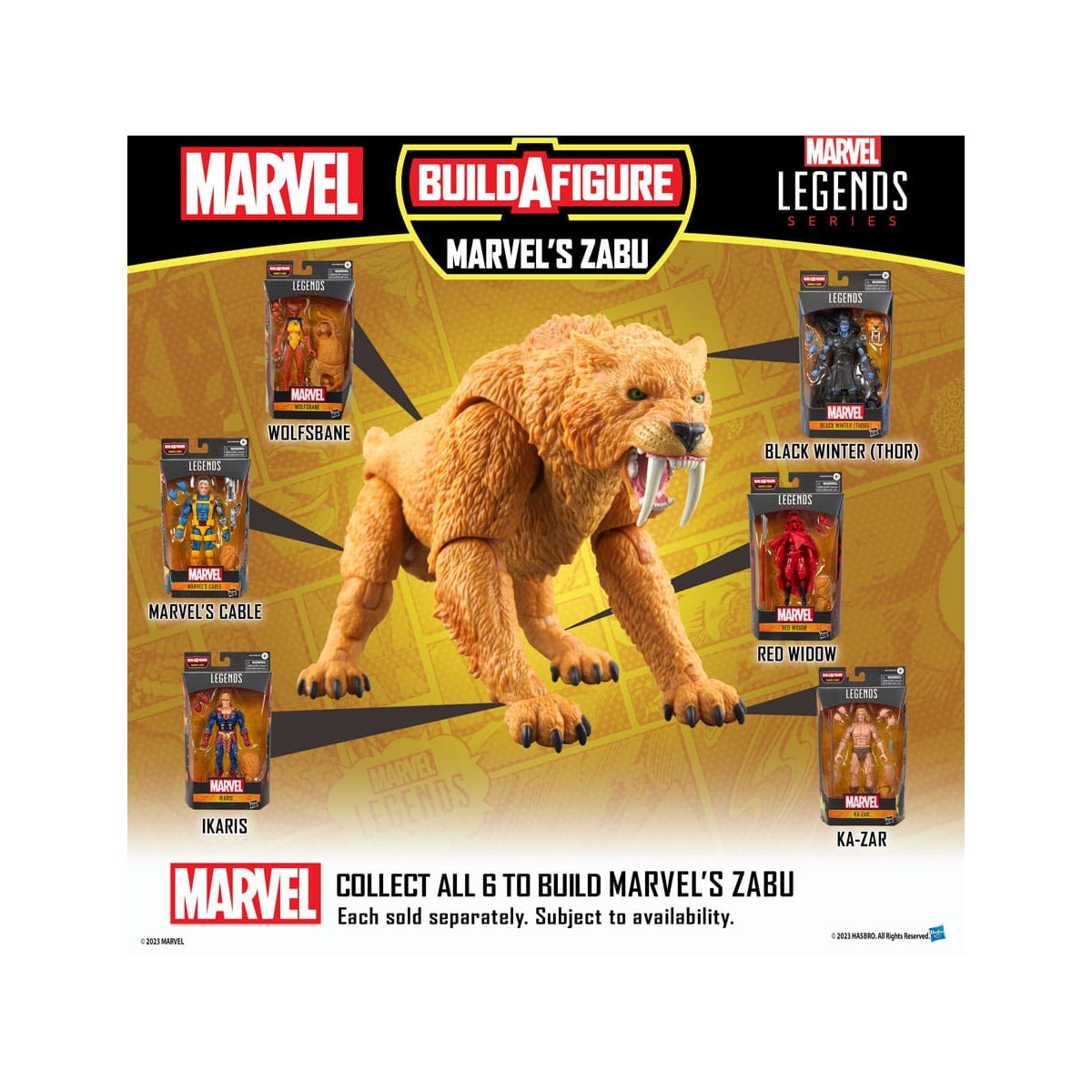 Marvel Legends Eternals - Ikaris versión cómic - Ola Zabu