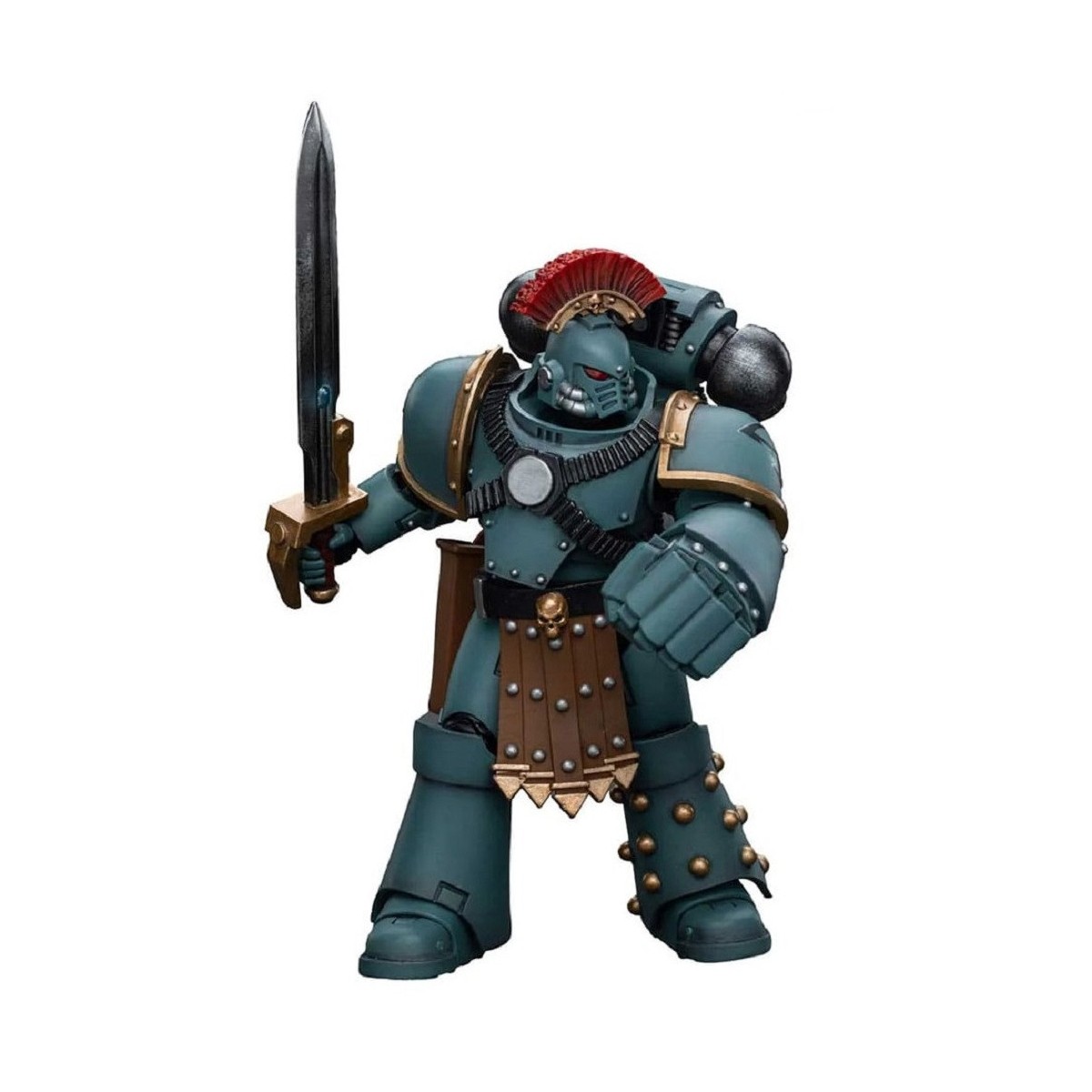 JoyToy Marines Espaciales - Hijos de Horus - MKIV Sargento de Escuadra Táctica con Puño de Poder 1/18 - Warhammer 40K