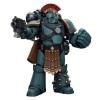 JoyToy Marines Espaciales - Hijos de Horus - MKIV Sargento de Escuadra Táctica con Puño de Poder 1/18 - Warhammer 40K