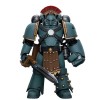 JoyToy Marines Espaciales - Hijos de Horus - MKIV Sargento de Escuadra Táctica con Puño de Poder 1/18 - Warhammer 40K