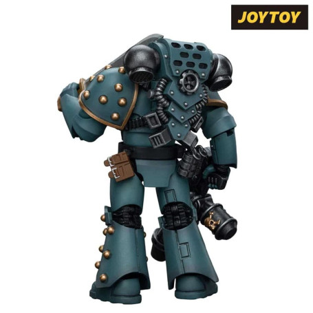 JoyToy Space marines - Sons of Horus - MKIV Tactical Squad Legionary with Flamer 1/18 - Warhammer 40K