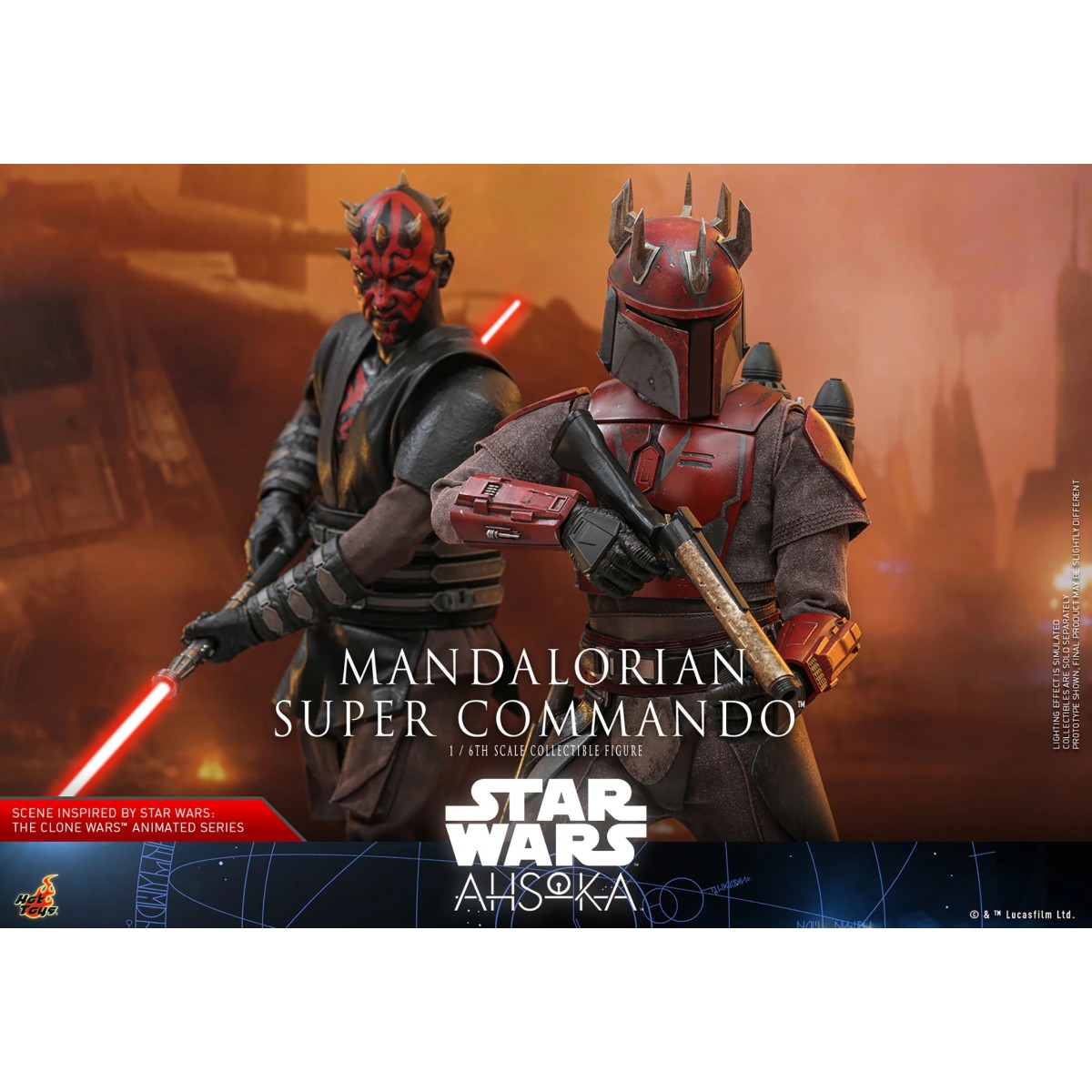 Hot Toys Star Wars - AHSOKA - Mandalorian Super Commando - 1/6