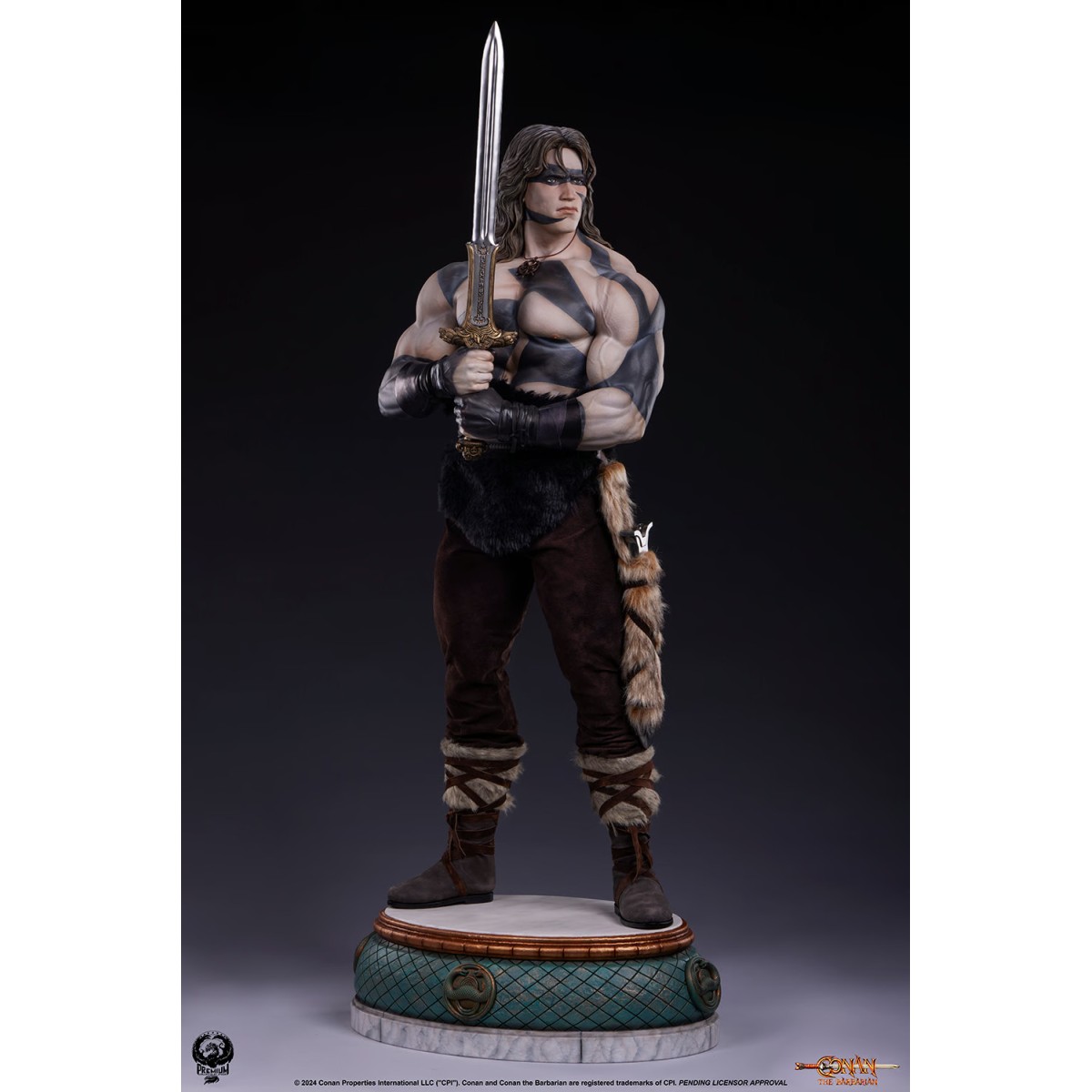 PCS Collectibles - CONAN WARPAINT estatua a escala 1/2