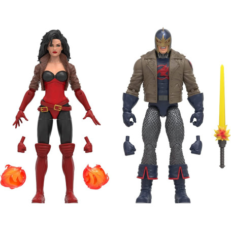 Marvel Legends - BLACK KNIGHT & SERSI - Vengadores: Más allá de los poderosos de la Tierra