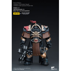 JoyToy - Hijos de Horus - Escuadra Terminator Justaerin - Justaerin con Hacha de Poder Carsoran 1/18 - La Herejía de Horus