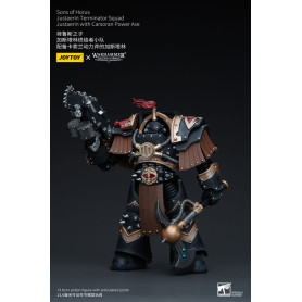 JoyToy - Hijos de Horus - Escuadra Terminator Justaerin - Justaerin con Hacha de Poder Carsoran 1/18 - La Herejía de Horus