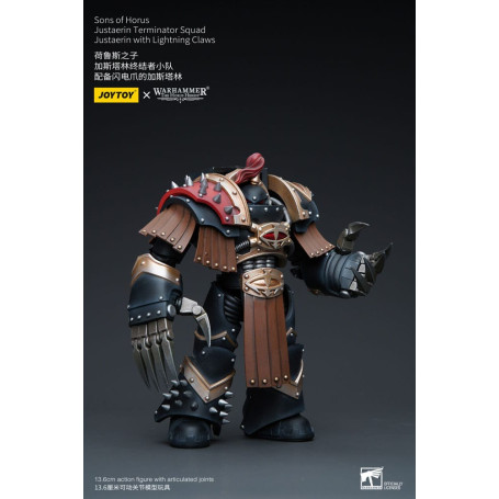 JoyToy - Hijos de Horus - Escuadra Terminator Justaerin - Justaerin con Garras Relámpago 1/18 - La Herejía de Horus