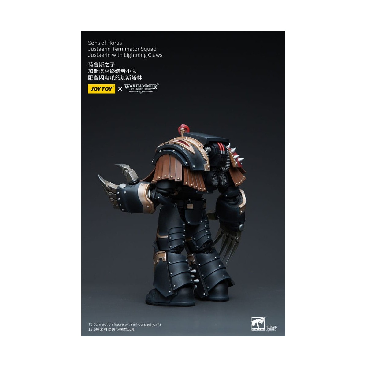 JoyToy - Hijos de Horus - Escuadra Terminator Justaerin - Justaerin con Garras Relámpago 1/18 - La Herejía de Horus