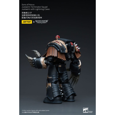 JoyToy - Hijos de Horus - Escuadra Terminator Justaerin - Justaerin con Garras Relámpago 1/18 - La Herejía de Horus